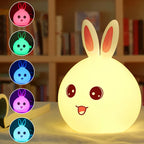 Cute Bunny Silicone Night Light