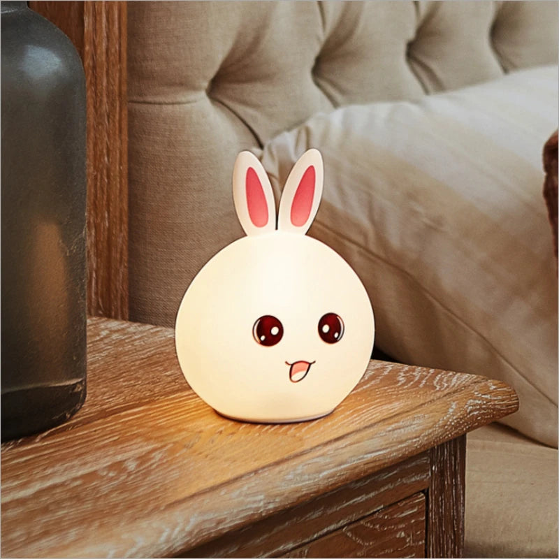 Cute Bunny Silicone Night Light