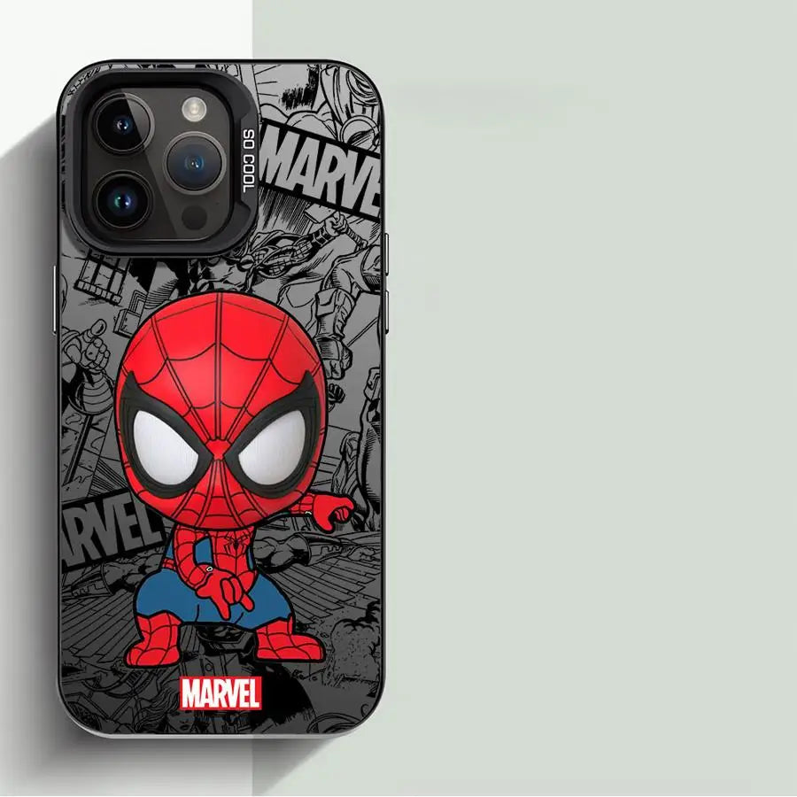 Marvel Spider Man Cartoon Cute Phone Case for iPhone