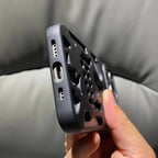 Heat Dissipation Cool Skull Ghost face Plating Case For iPhone