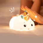 Rechargeable Silicone Patting Lamp Unicorn LED Night Lamp with Remote Control