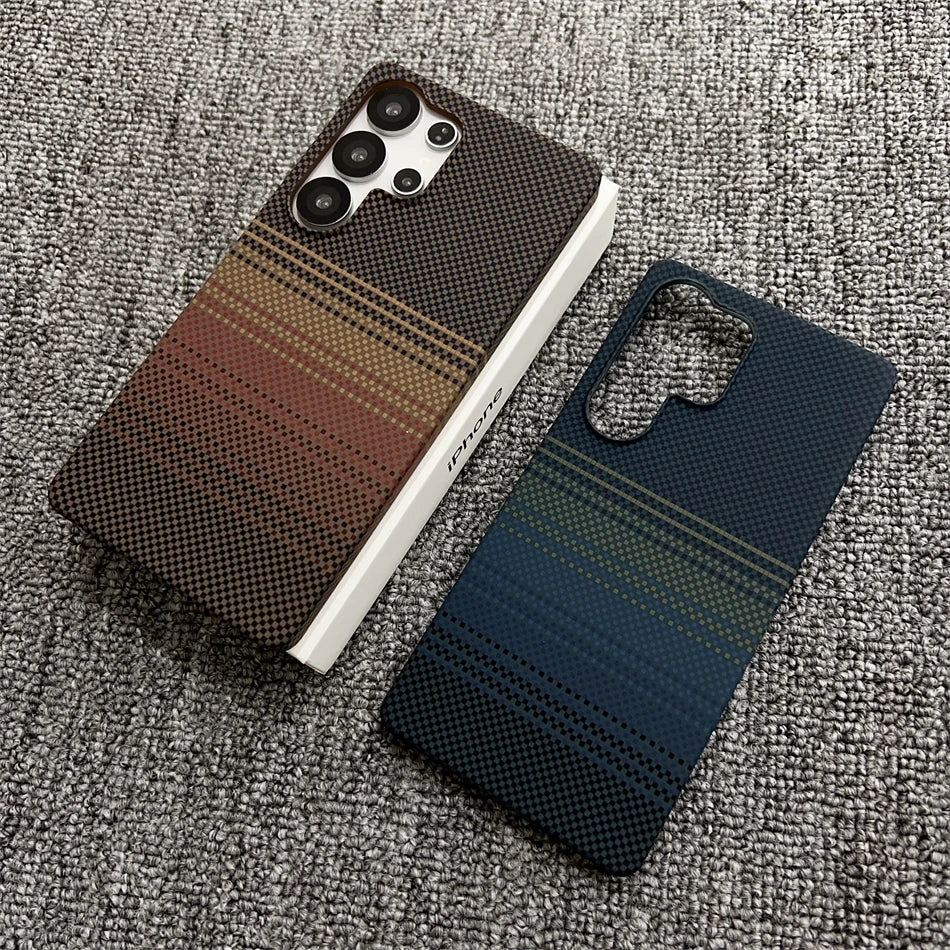 Luxury Carbon Fiber Magsafe Phone Case For Samsung