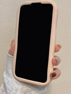 Cute Bear Hidden Holder Stand Silicone Case For iPhone