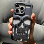 Heat Dissipation Cool Skull Ghost face Plating Case For iPhone
