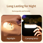 Rechargeable Silicone Patting Lamp Unicorn LED Night Lamp with Remote Control