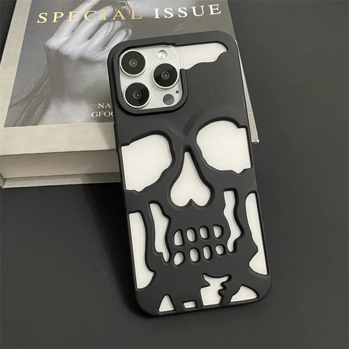 Cool Skull Ghost face Plating Case