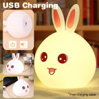 Cute Bunny Silicone Night Light