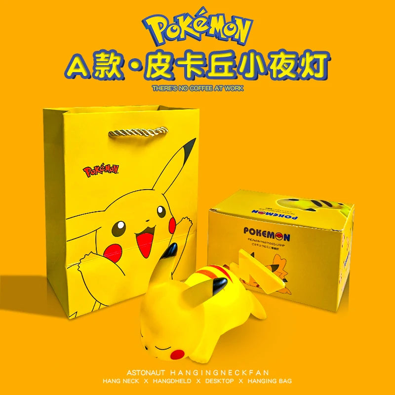 Pikachu Night Light Cute Bedside Decor Holiday, Birthday Gift For Girls