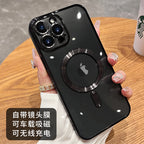 Luxury Magnetic Plating Clear & MagSafe Case iPhone